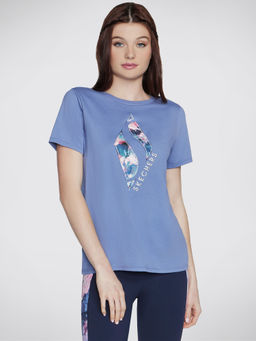 SKECHERS - Blue Summer Rose Tee