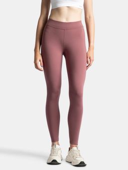 Jockey - MW20 Women Microfiber Elastane Active Wear Leggings - Wild Ginger