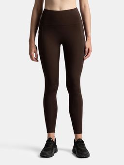 Jockey - MW68 Women Microfiber Elastane 7/8th Active Wear Leggings - Earth