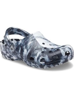 D'Shoe Lounge - Black Classic Marbled Clog