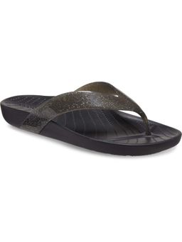 D'Shoe Lounge - Black Splash Glitter Flip