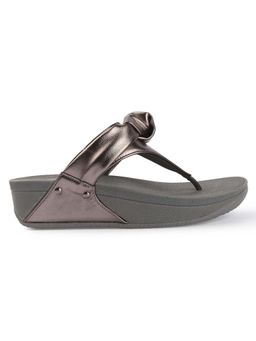 D'Shoe Lounge - Metallic Designer Toe-Post Comfort Flip-Flop