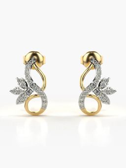 Valanova - Hallmarked 14K Gold and Certified Lab Grown Diamond 0.30Cts Gold Studs Earrings