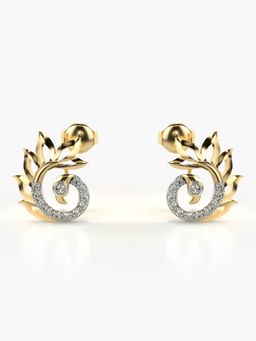Valanova - Hallmarked 14K Gold and Certified Lab Grown Diamond 0.30Cts Gold Studs Earrings