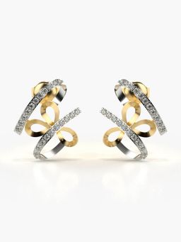 Valanova - Hallmarked 18K Gold and Certified Lab Grown Diamond 0.31Cts Gold Studs Earrings
