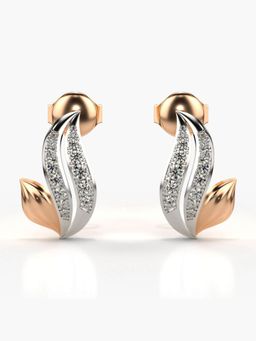 Valanova - Hallmarked 14K Gold and Certified Lab Grown Diamond 0.23Cts Rose Gold Drop Earrings