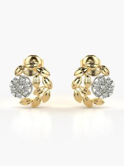 Valanova - Hallmarked 14K Gold and Certified Lab Grown Diamond 0.63Cts Gold Studs Earrings