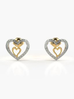 Valanova - Hallmarked 14K Gold and Certified Lab Grown Diamond 0.39Cts Gold Studs Earrings