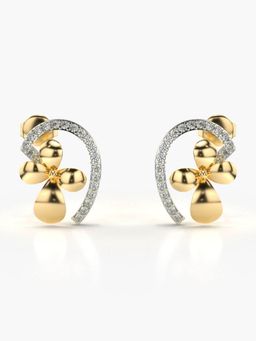Valanova - Hallmarked 14K Gold and Certified Lab Grown Diamond 0.38Cts Gold Drop Earrings