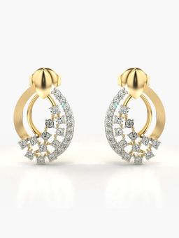 Valanova - Hallmarked 14K Gold and Certified Lab Grown Diamond 0.35Cts Gold Drop Earrings