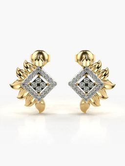 Valanova - Hallmarked 14K Gold and Certified Lab Grown Diamond 0.46Cts Gold Studs Earrings