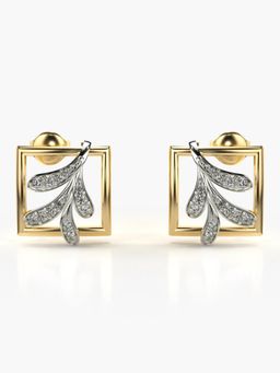 Valanova - Hallmarked 14K Gold and Certified Lab Grown Diamond 0.28Cts Gold Studs Earrings