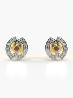 Valanova - Hallmarked 14K Gold and Certified Lab Grown Diamond 0.21Cts Gold Studs Earrings