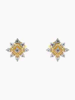 Valanova - Hallmarked 14K Gold and Certified Lab Grown Diamond 0.14Cts Gold Studs Earrings