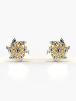 Valanova - Hallmarked 14K Gold and Certified Lab Grown Diamond 0.20Cts Gold Studs Earrings