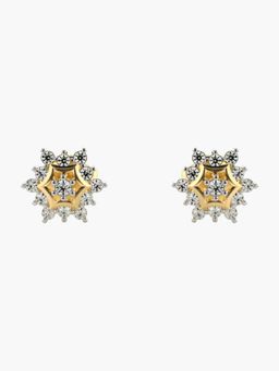 Valanova - Hallmarked 14K Gold and Certified Lab Grown Diamond 0.21Cts Gold Studs Earrings