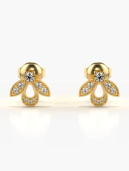 Valanova - Hallmarked 14K Gold and Certified Lab Grown Diamond 0.20Cts Gold Studs Earrings