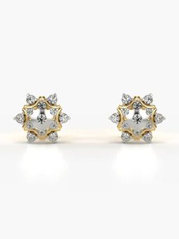 Valanova - Hallmarked 14K Gold and Certified Lab Grown Diamond 0.33Cts Gold Studs Earrings