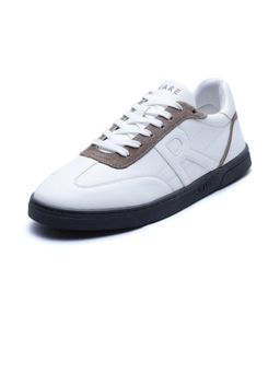 Rare Rabbit - Micro Fiber Leather Lace-Up Sneakers - White