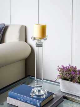 Pure Home + Living - Large Crystal Candlestick