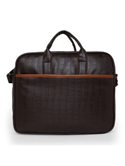 MBOSS - Faux Leather 15.6 Inch Laptop Messenger Bag