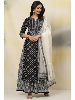Biba - Black Relaxed Suit Set (Set of 3)