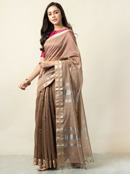 Fabindia - Cotton Silk Stitched Sari