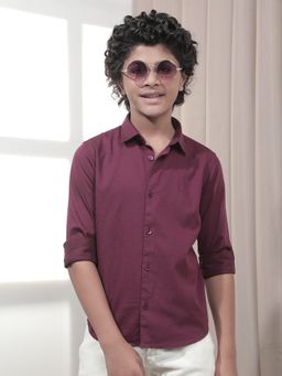 CRIMSOUNE CLUB - Boy'S Maroon Shirt
