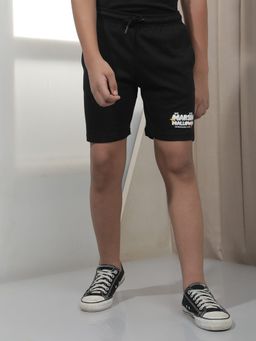 CRIMSOUNE CLUB - Boy'S Black Graphic Print Shorts