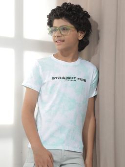 CRIMSOUNE CLUB - Boy'S Green Printed T-shirt
