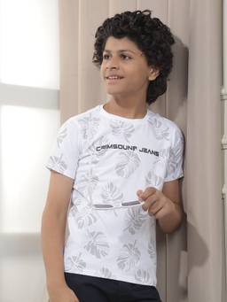 CRIMSOUNE CLUB - Boy'S White Printed T-shirt