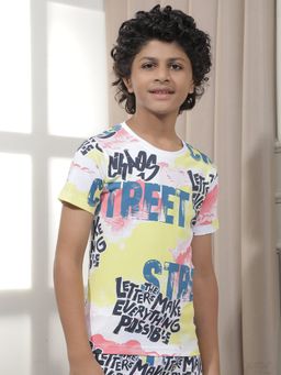 CRIMSOUNE CLUB - Boy'S Multi-Color Printed T-shirt