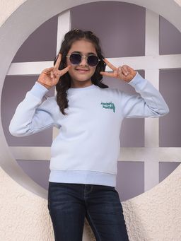 CRIMSOUNE CLUB - Girl'S Blue Sweatshirt