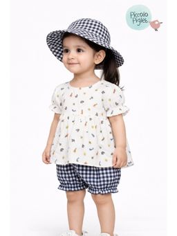 Piccolo Piglet - The Jungle Cord Top And Shorts With Hat