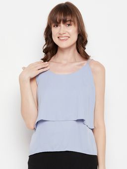 Madame - Women Sky Blue Spaghetti
