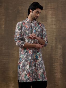 SATWAA - Million Peoples Printed Men Kurta
