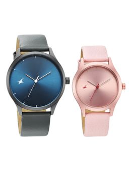 Fastrack - Mixmatched 6803168033AL02 Round Dial Analog Couple