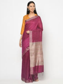 Fabindia - Silk Matka Jamdani Sari