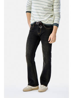 Snitch - Black Washed Casual Jeans for Men