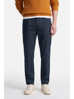 Snitch - Navy Blue Regular Casual Trouser For Men