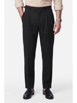 Snitch - Black Slim Formal Trouser For Men