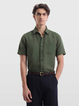Arrow Sports - Men's Solid Regular Fit Shirt