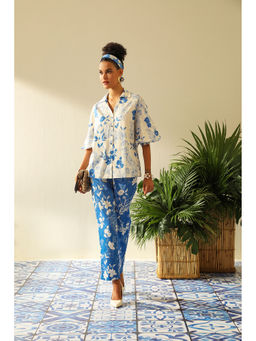 Label Deepika Nagpal - Myra Blue Pant (Set of 2)