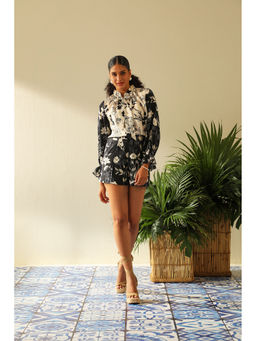 Label Deepika Nagpal - Olivia Black Co-Ord (Set of 2)