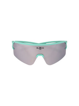 BLOOVS SPORTS - Flandes Matte Green Silver Sports Mirror Sunglasses