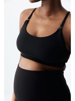 H&M - Women Black Mama Light Support Sports Nursing Bra
