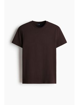H&M - Men Brown Slim Fit T-Shirt