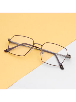 TED SMITH - Unisex Metal Square Gunmetal Full Rim Frame
