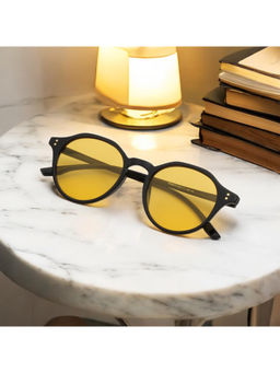 TED SMITH - Unisex Round Sunglasses with Polarised and Uv Protected Lens