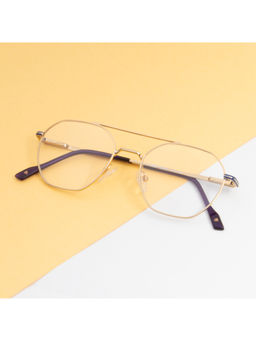 TED SMITH - Unisex Metal Pilot Gold Full Rim Frame